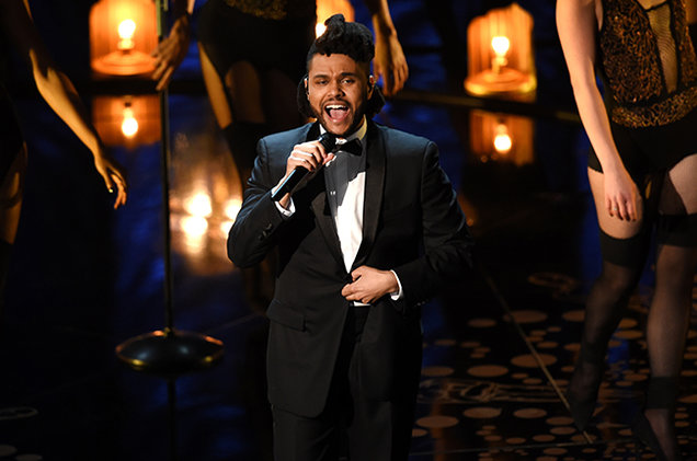 The Weeknd Performs At The Oscars
