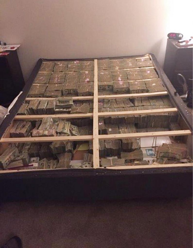 Feds Finds $20 Million In Cash In Box Spring
